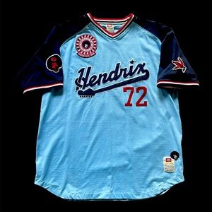 JIMI HENDRIX x MARC ECKO Retro Vintage-Style Jersey Men’s L Woodstock 1969